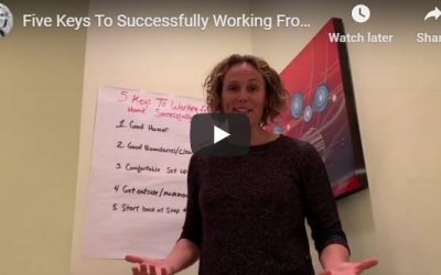 Five Keys To Successfully Working From Home